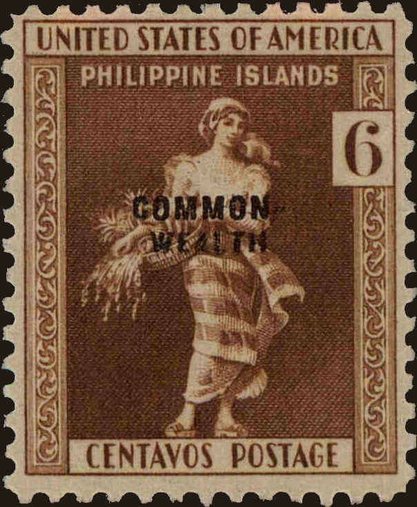Front view of Philippines (US) 435 collectors stamp