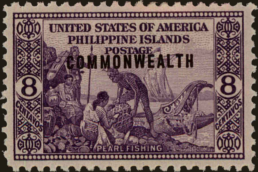 Front view of Philippines (US) 436 collectors stamp