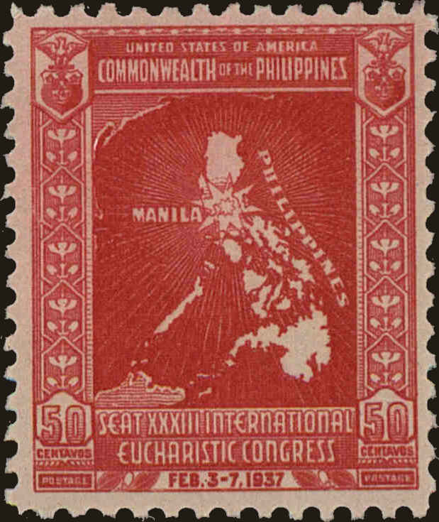 Front view of Philippines (US) 430 collectors stamp