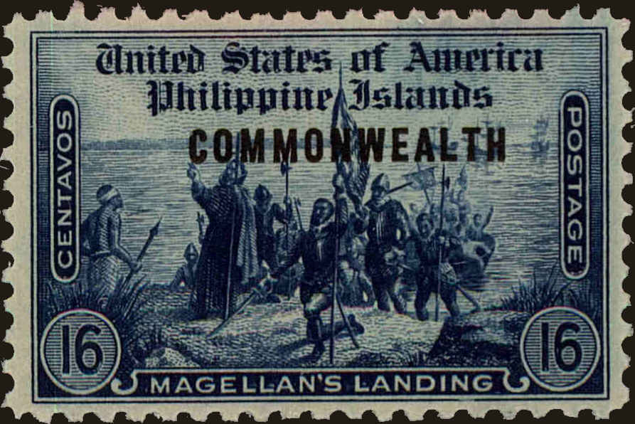 Front view of Philippines (US) 439 collectors stamp
