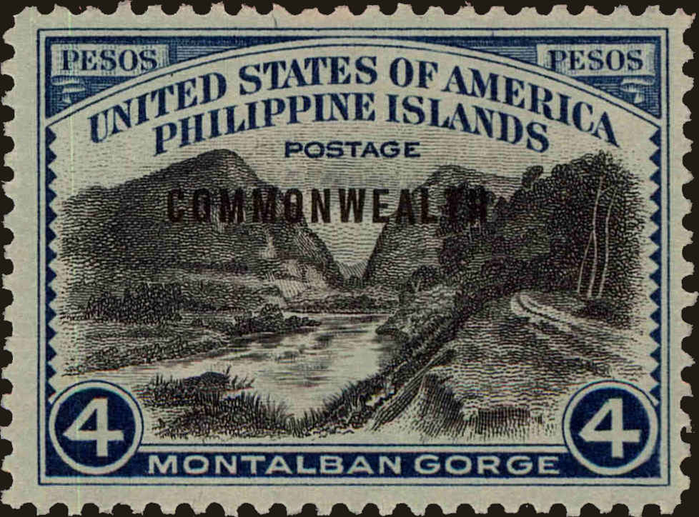 Front view of Philippines (US) 445 collectors stamp