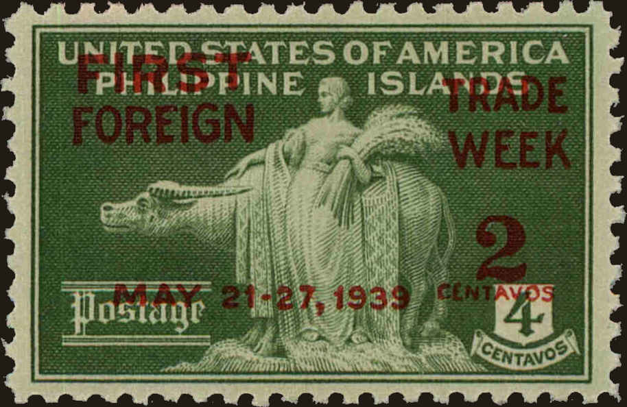 Front view of Philippines (US) 449 collectors stamp