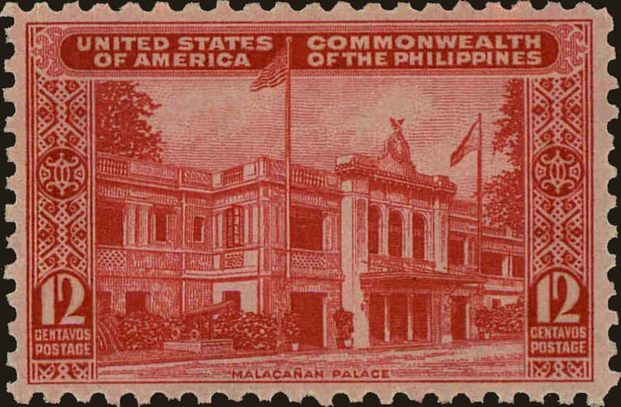 Front view of Philippines (US) 457 collectors stamp