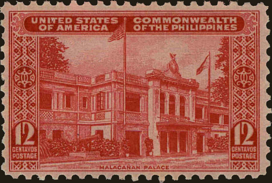 Front view of Philippines (US) 457 collectors stamp