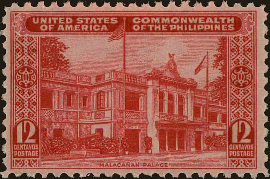 Front view of Philippines (US) 457 collectors stamp