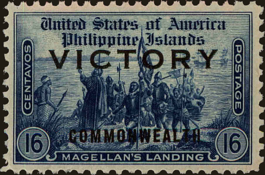 Front view of Philippines (US) 491 collectors stamp