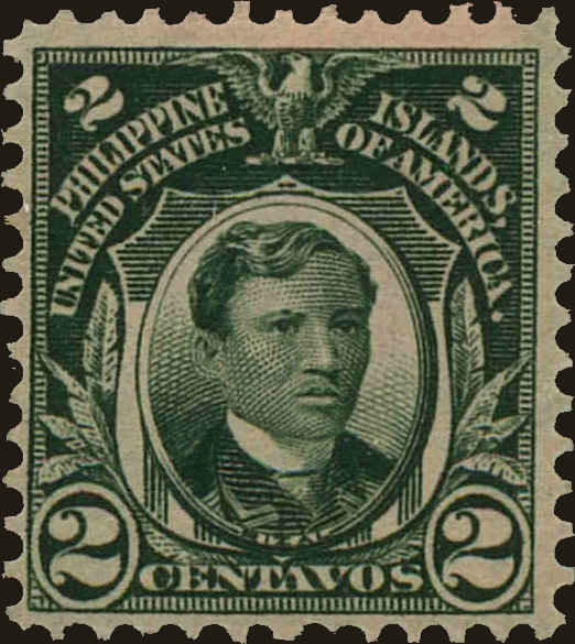 Front view of Philippines (US) 261 collectors stamp