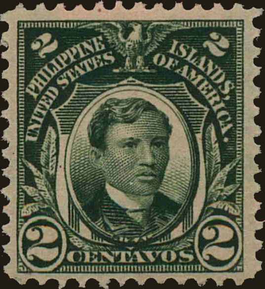 Front view of Philippines (US) 261 collectors stamp