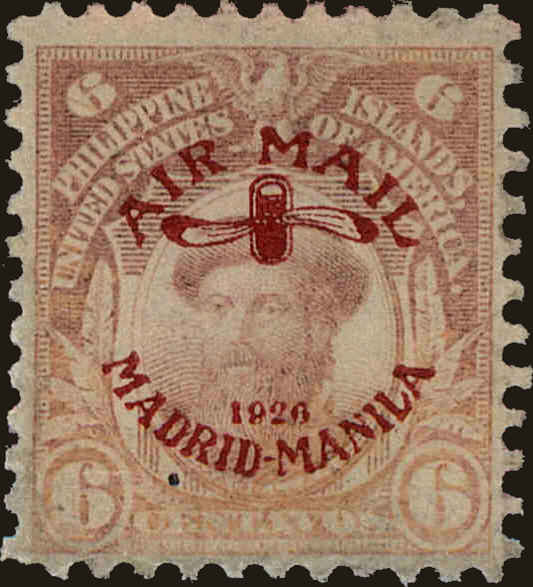 Front view of Philippines (US) C3 collectors stamp