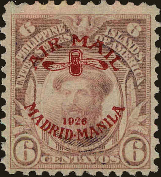 Front view of Philippines (US) C3 collectors stamp