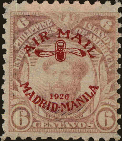Front view of Philippines (US) C3 collectors stamp