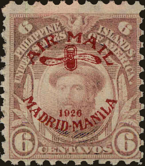 Front view of Philippines (US) C3 collectors stamp