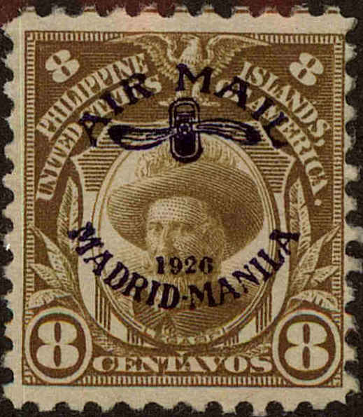 Front view of Philippines (US) C4 collectors stamp