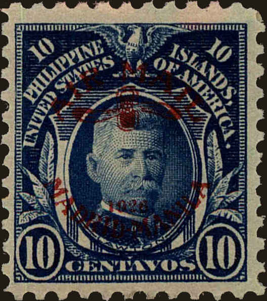 Front view of Philippines (US) C5 collectors stamp