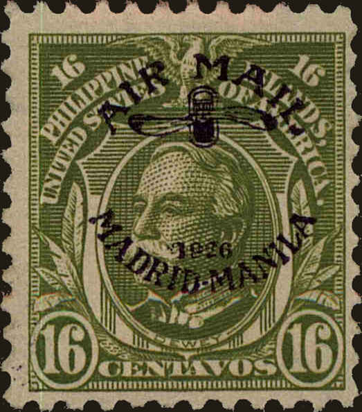 Front view of Philippines (US) C9 collectors stamp