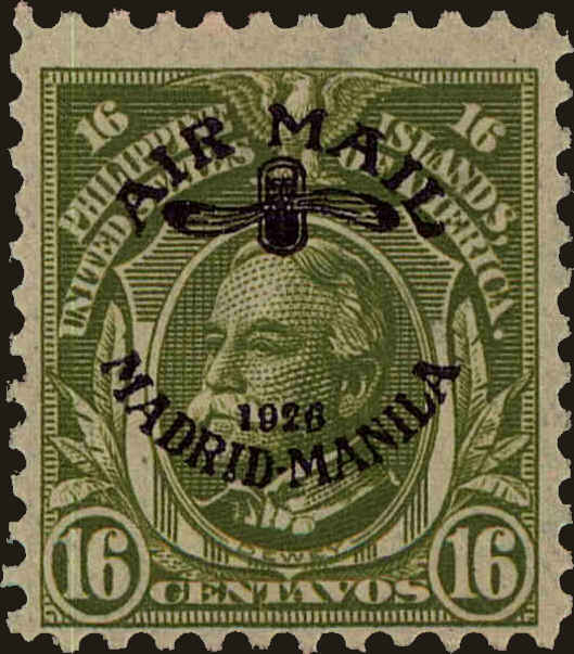Front view of Philippines (US) C9 collectors stamp