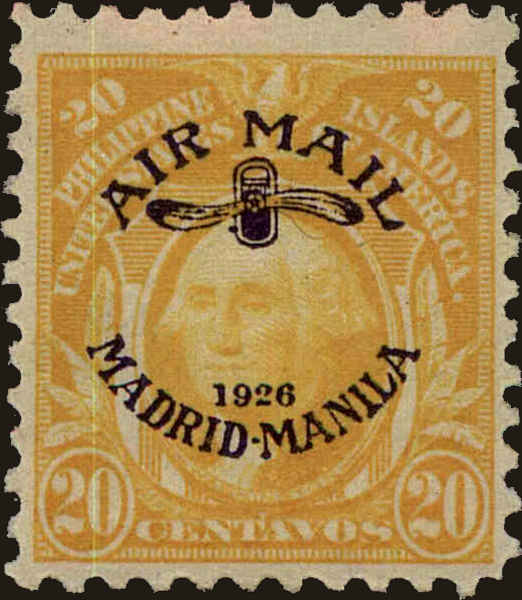 Front view of Philippines (US) C10 collectors stamp
