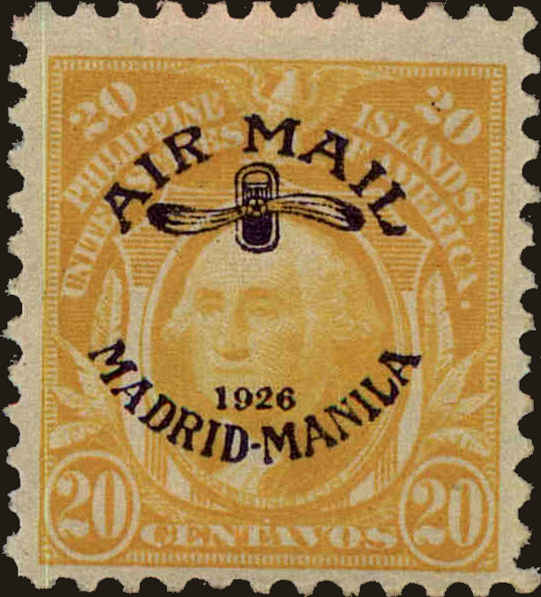 Front view of Philippines (US) C10 collectors stamp