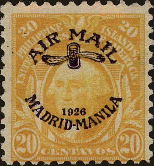 Front view of Philippines (US) C10 collectors stamp