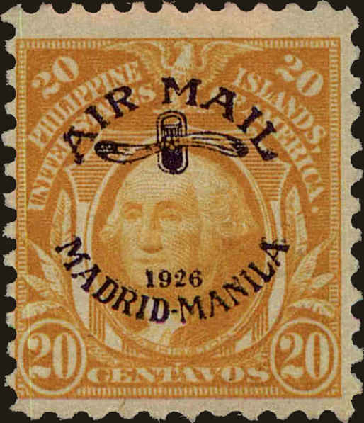 Front view of Philippines (US) C10 collectors stamp