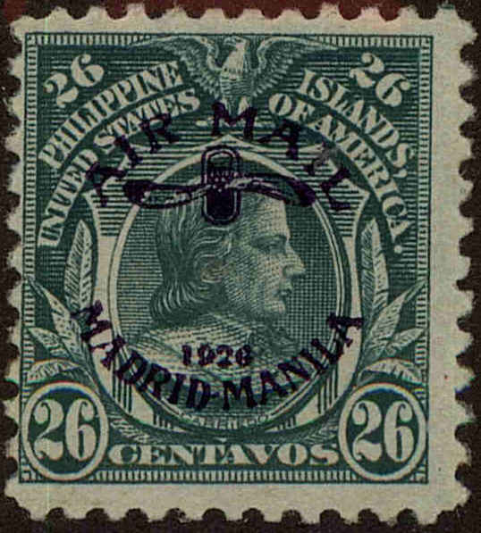 Front view of Philippines (US) C11 collectors stamp
