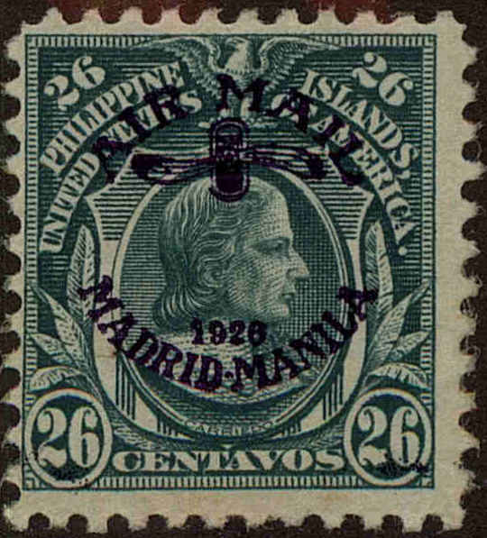 Front view of Philippines (US) C11 collectors stamp