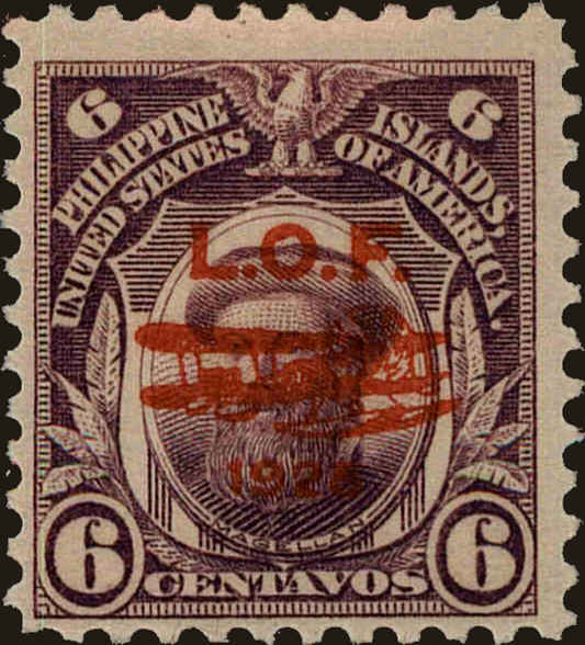 Front view of Philippines (US) C20 collectors stamp