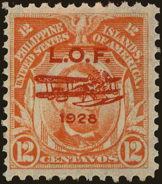 Front view of Philippines (US) C23 collectors stamp