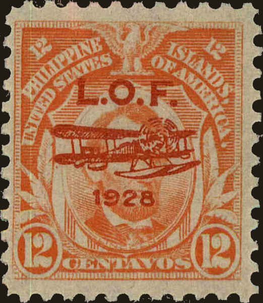 Front view of Philippines (US) C23 collectors stamp