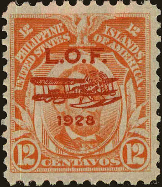 Front view of Philippines (US) C23 collectors stamp