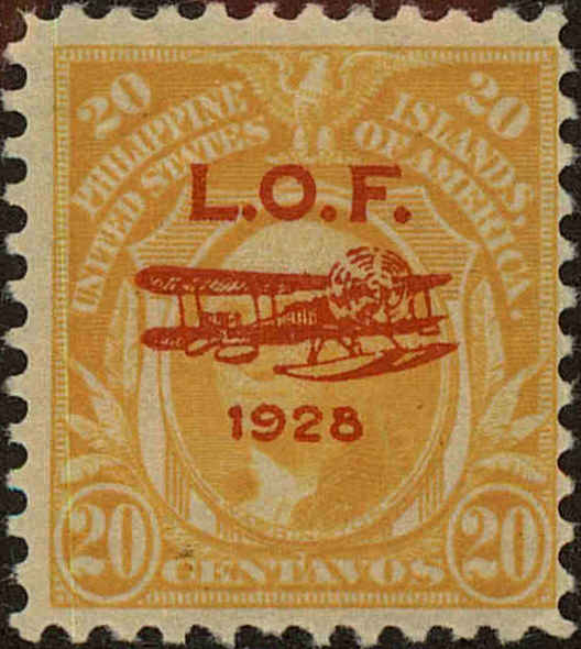 Front view of Philippines (US) C25 collectors stamp