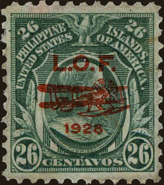 Front view of Philippines (US) C26 collectors stamp