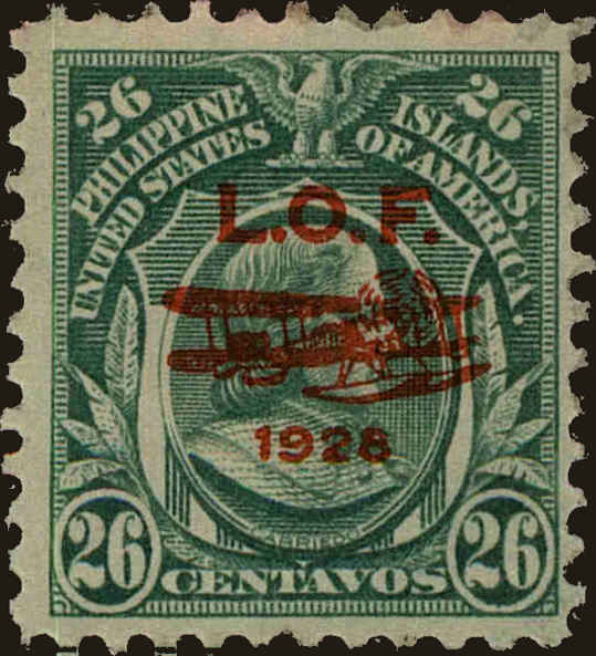 Front view of Philippines (US) C26 collectors stamp