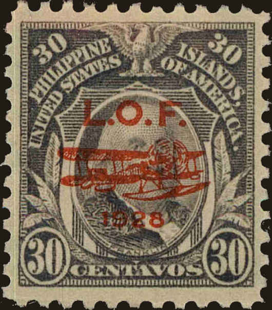 Front view of Philippines (US) C27 collectors stamp