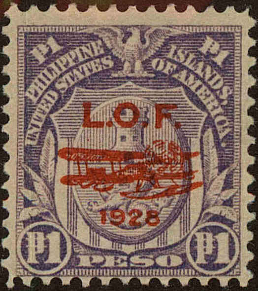 Front view of Philippines (US) C28 collectors stamp
