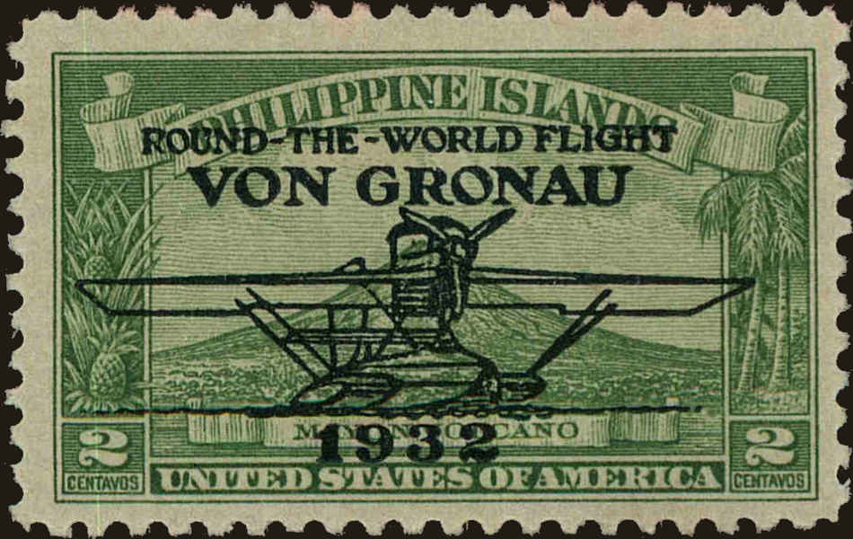 Front view of Philippines (US) C29 collectors stamp