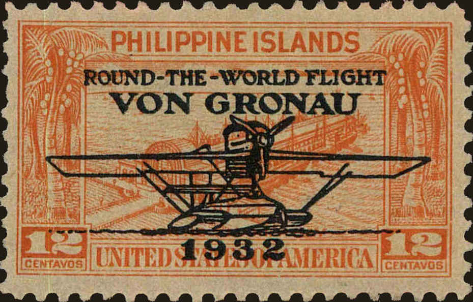 Front view of Philippines (US) C31 collectors stamp