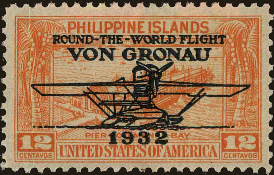 Front view of Philippines (US) C31 collectors stamp