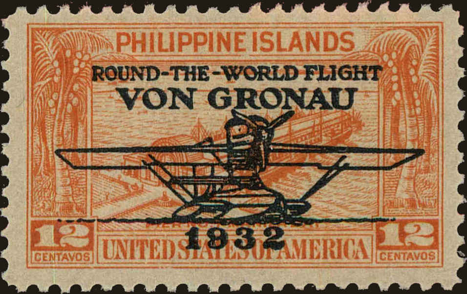 Front view of Philippines (US) C31 collectors stamp