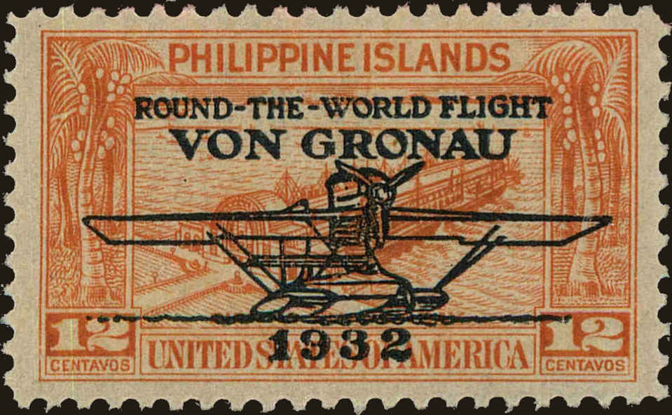 Front view of Philippines (US) C31 collectors stamp