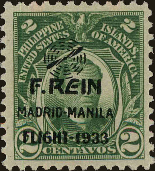 Front view of Philippines (US) C36 collectors stamp