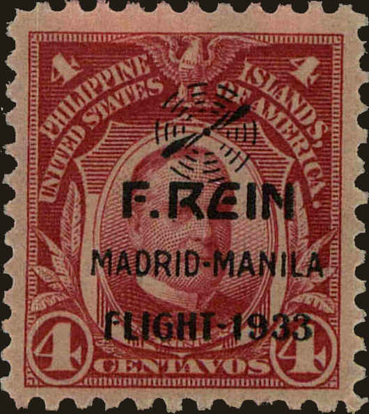 Front view of Philippines (US) C37 collectors stamp