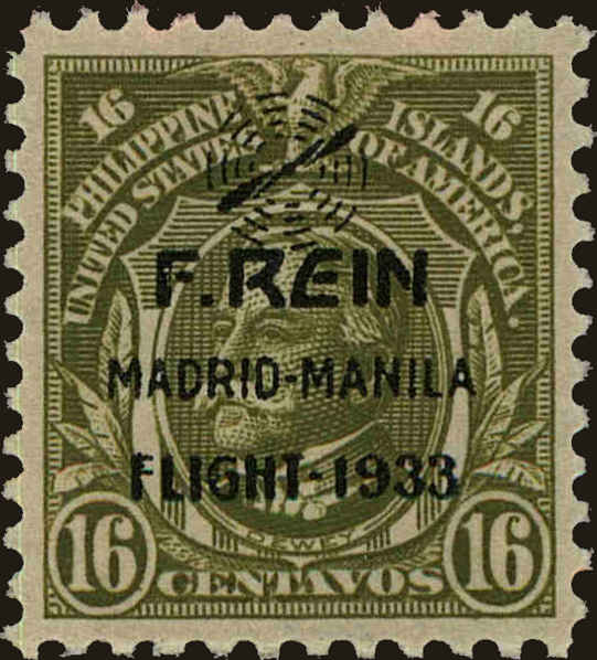 Front view of Philippines (US) C42 collectors stamp
