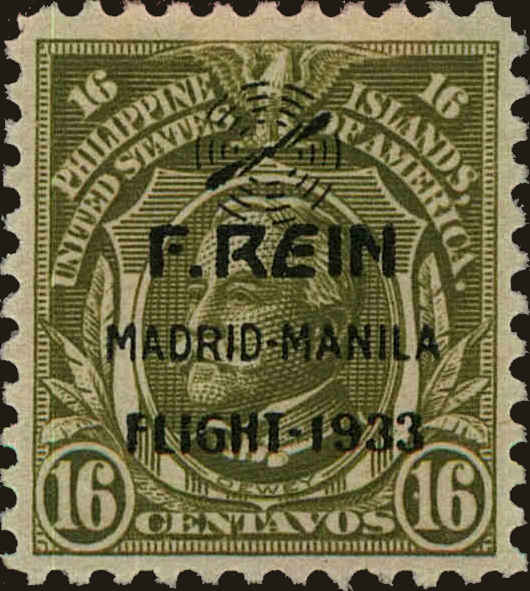 Front view of Philippines (US) C42 collectors stamp