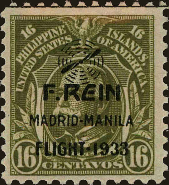 Front view of Philippines (US) C42 collectors stamp