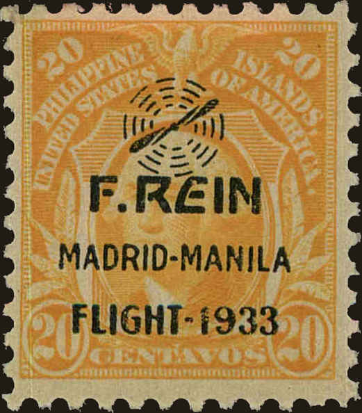 Front view of Philippines (US) C43 collectors stamp