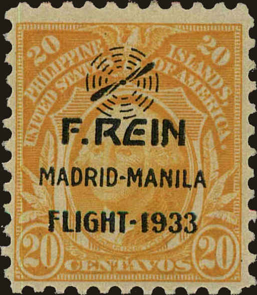 Front view of Philippines (US) C43 collectors stamp
