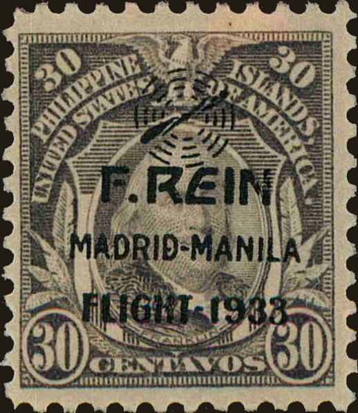 Front view of Philippines (US) C45 collectors stamp