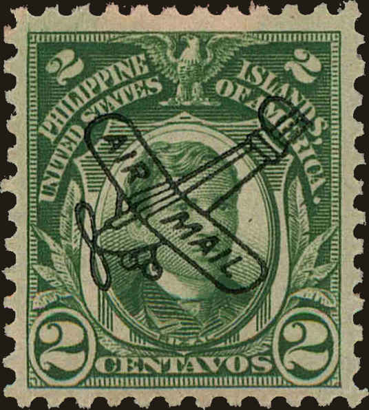 Front view of Philippines (US) C46 collectors stamp