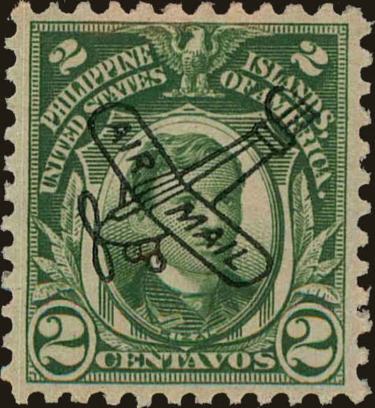 Front view of Philippines (US) C46 collectors stamp